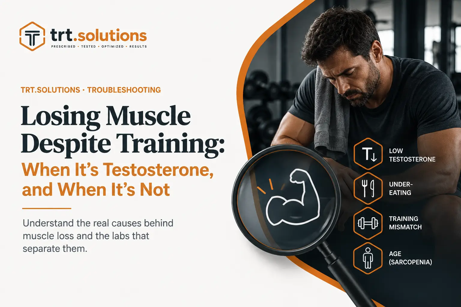losing muscle despite training